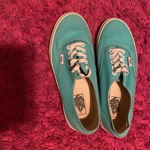 Turquoise classic vans